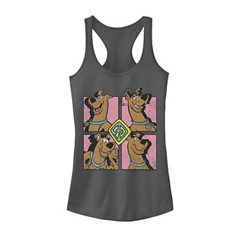 Juniors' Scooby-Doo Portrait Box Up Tank Top