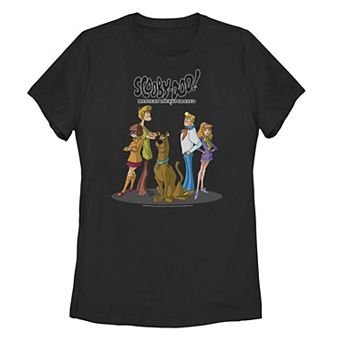Juniors' Scooby-Doo Mystery Incorporated Mystery Gang Portrait Tee
