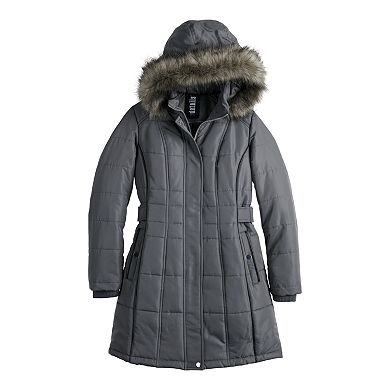 Women's d.e.t.a.i.l.s Faux-Fur Hood Parka Jacket