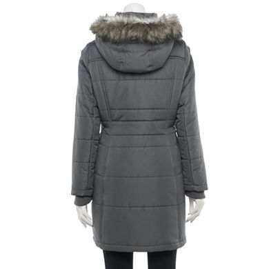 Women's d.e.t.a.i.l.s Faux-Fur Hood Parka Jacket