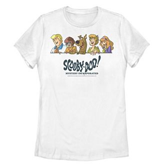 Juniors' Scooby-Doo "Mystery Incorporated" Lineup Graphic Tee
