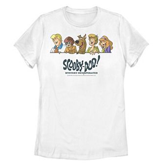 Juniors' Scooby-Doo "Mystery Incorporated" Lineup Graphic Tee