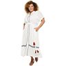 Plus Size Sonoma Goods For Life® + Now & Gen™ Embroidered Maxi Shirtdress