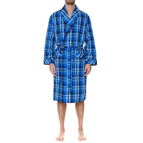 Men's Residence Summertime Poplin Shawl Robe
