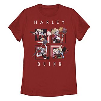 Juniors' DC Comics Batman Harley Quinn Portrait Graphic Tee