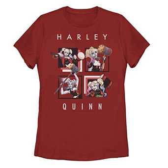 Juniors' DC Comics Batman Harley Quinn Portrait Graphic Tee