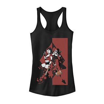 Juniors' DC Comics Batman Two Sides Of Harley Quinn Tank Top