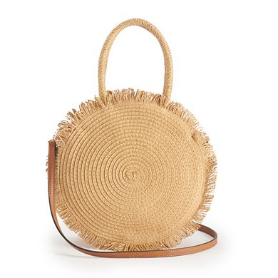 LC Lauren Conrad Cookie Fringe Crossbody Bag