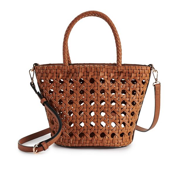 LC Lauren Conrad Woven Tote Bag