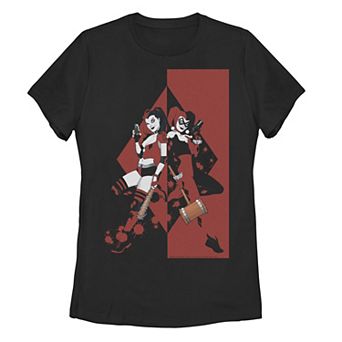 Juniors' DC Comics Batman Two Sides Of Harley Quinn Graphic Tee
