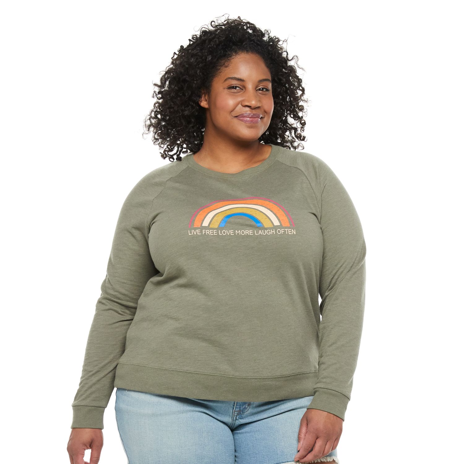 kohls sweatshirts womens plus