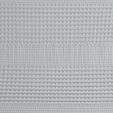 Madison Park Eider Super Waffle Textured Solid Shower Curtain