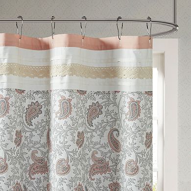 Madison Park Vanessa Cotton Shower Curtain