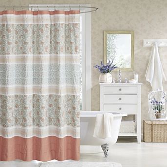 Madison Park Vanessa Cotton Shower Curtain