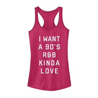 Juniors' Valentine's Day "I Want A 90's R&B Kinda Love" Tank Top