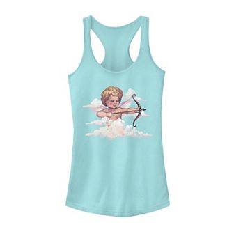 Juniors' Vintage Cupid Valentine's Day Tank Top