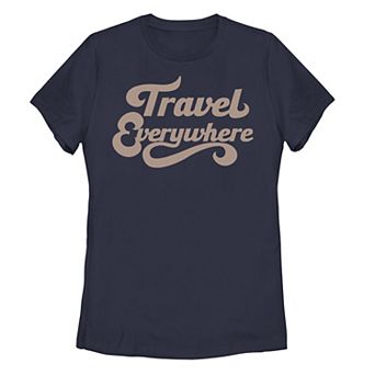 Juniors' "Travel Everywhere" Tee