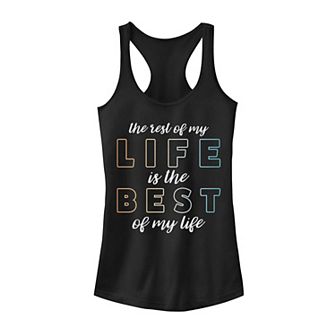 Juniors' "The Rest of My Life is the Best of My Life" Tank Top