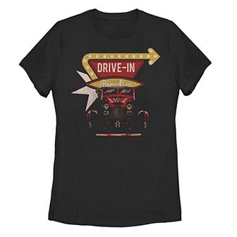 Juniors' Hot Rod Drive-In Tee