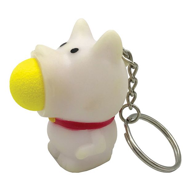 Wholesale Flat Nose Dog Keychain Clip