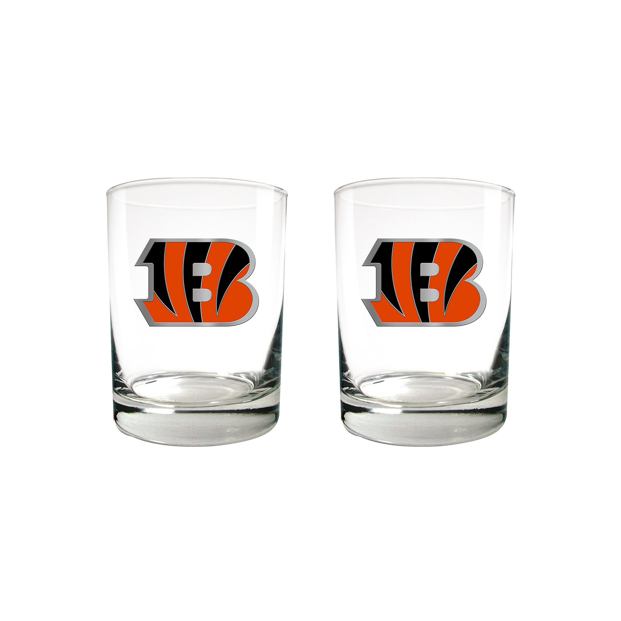 Cincinnati Bengals 2-pc. Rocks Glass Set, Orange