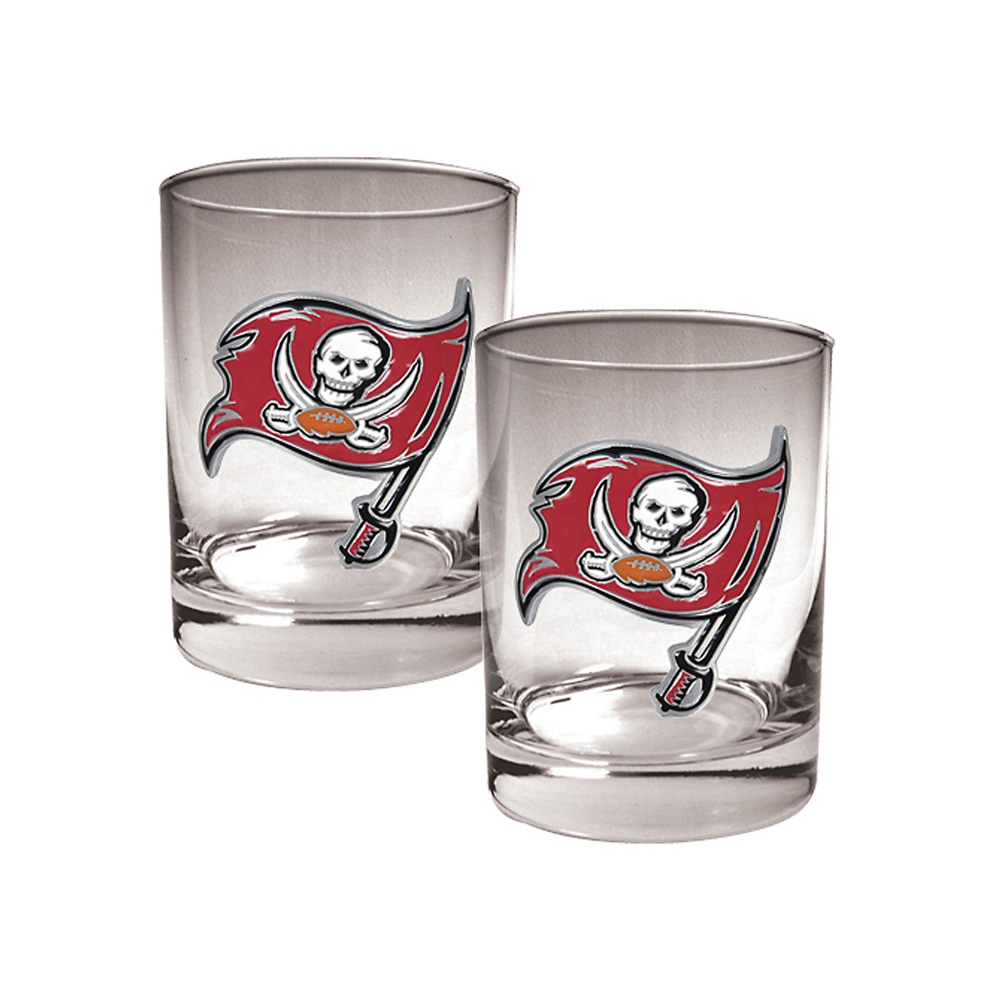 Tampa Bay Buccaneers 2-pc. Rocks Glass Set, Red