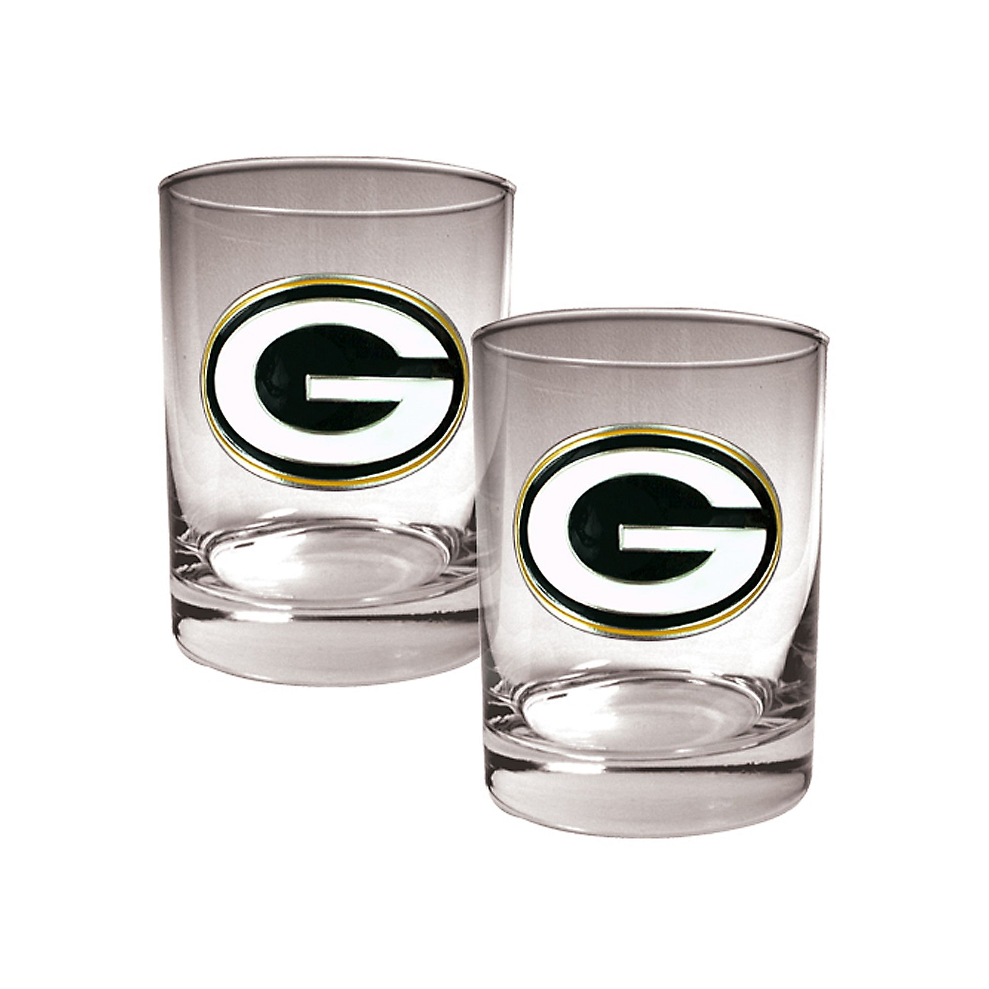Green Bay Packers 2-pc. Rocks Glass Set