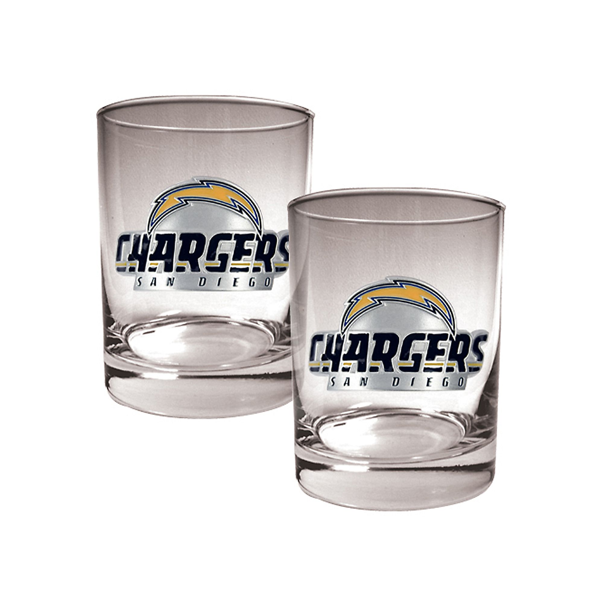 San Diego Chargers 2-pc. Rocks Glass Set, Blue