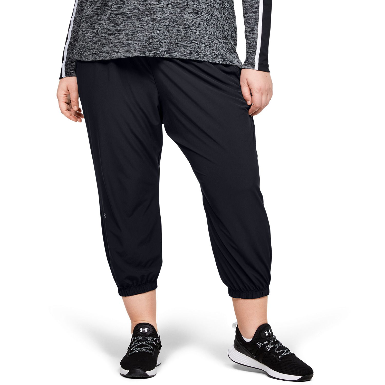 plus size cropped joggers