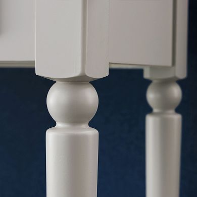 Leick Furniture Greige Coastal Narrow Hall Stand