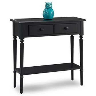 Leick Furniture Greige Coastal Narrow Hall Stand
