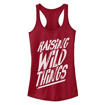 Juniors' "Raising Wild Things" Graphic Tank Top