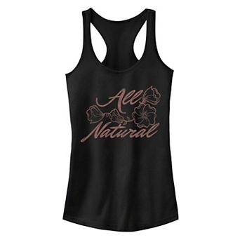 Juniors' "All Natural" Graphic Tank Top
