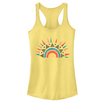 Juniors' Lazy Daze Pattern Graphic Tank Top