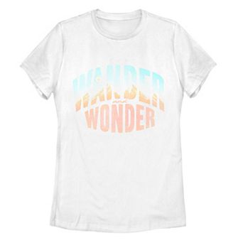 Juniors' Wander & Wonder Graphic Tee