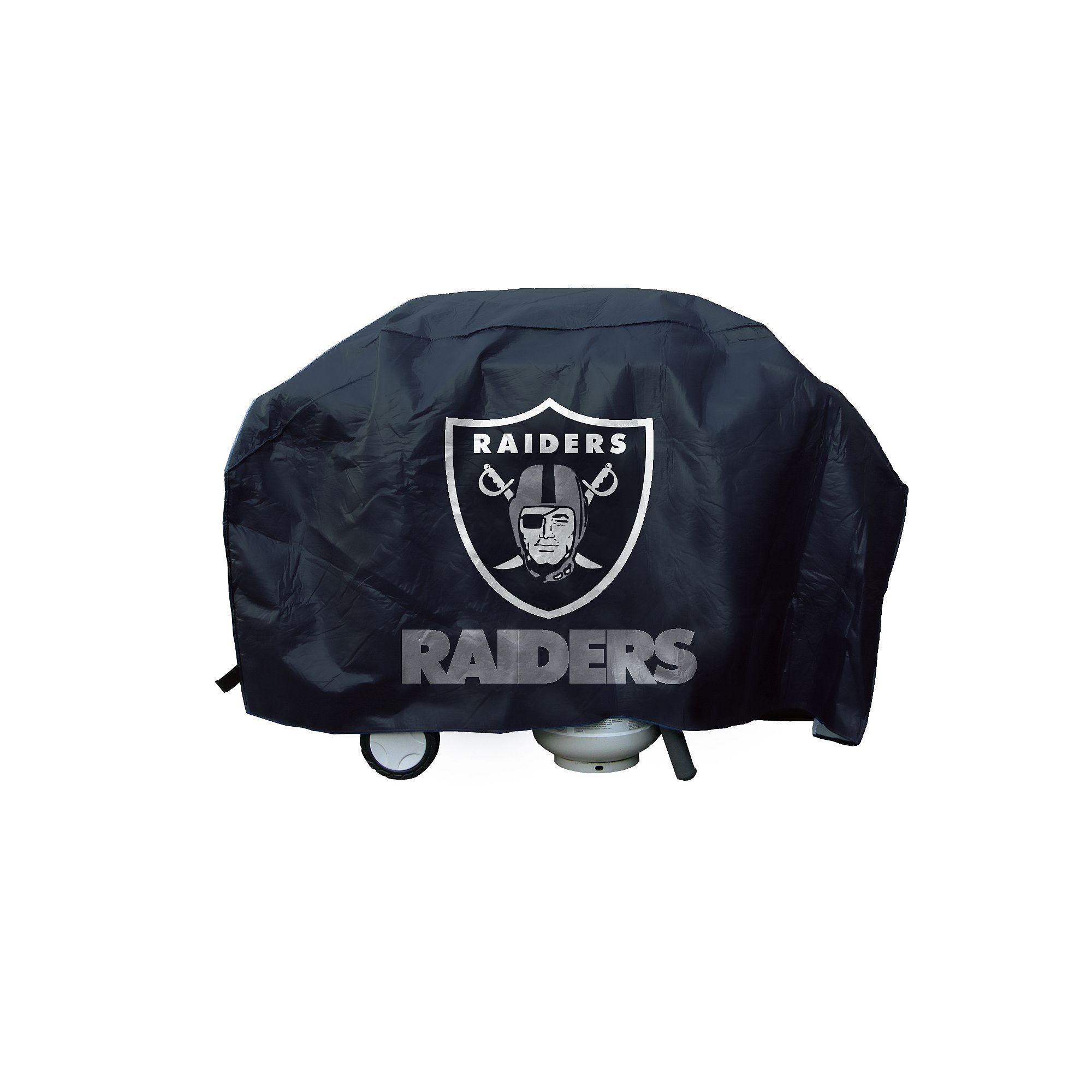 Oakland Raiders Deluxe Grill Cover, Black