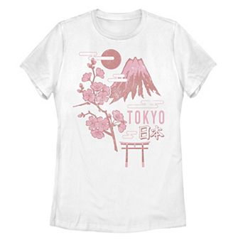 Juniors' Symbols Of Tokyo Graphic Tee