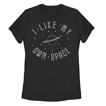 Juniors' I Like My Own Space Graphic Tee