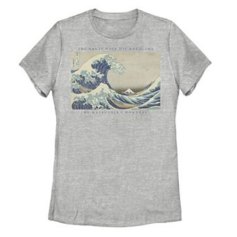 Juniors' The Great Wave Off Kanagawa Graphic Tee