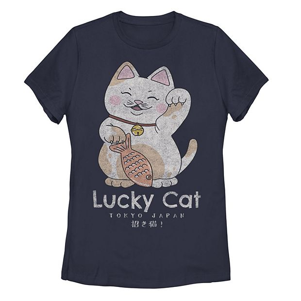 Lucky cat shirt hotsell