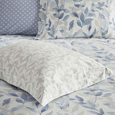 Madison Park Essentials Thelma Reversible Comforter Set with Bed Sheets and Throw Pillow