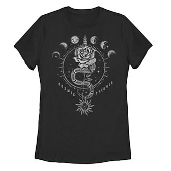 Juniors' "Cosmic Dreamer" Graphic Tee