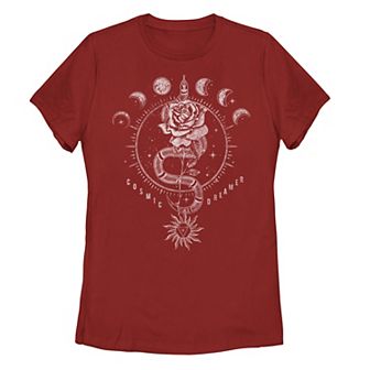 Juniors' "Cosmic Dreamer" Graphic Tee