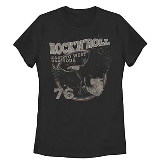Juniors' Rock 'N' Roll 76 Tour Graphic Tee