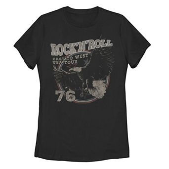 Juniors' Rock 'N' Roll 76 Tour Graphic Tee