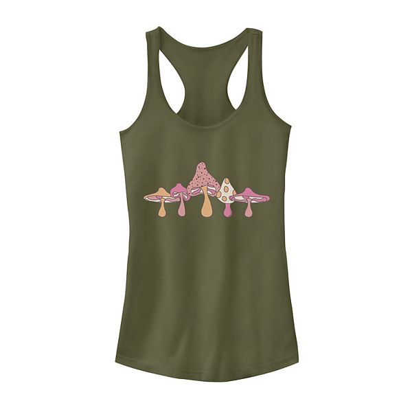 Juniors' Mushrooms Graphic Tank Top