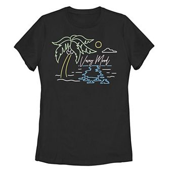 Juniors' "Vacay Mood" Ocean Doodle Graphic Tee