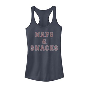 Juniors' "Naps & Snacks" Tank Top