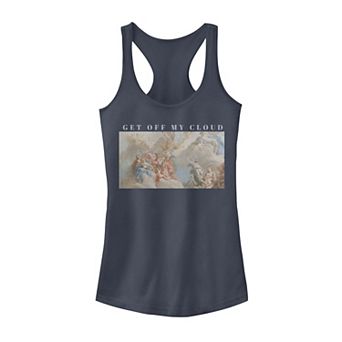Juniors' "Get Off My Cloud" Portrait Tank Top