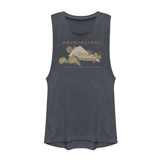 Juniors' "Changing of The Seasons" Muscle Tank Top